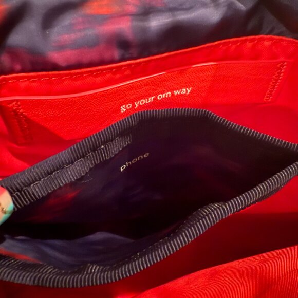 Lululemon | Party Om Crossbody Bag | Simple Blooms Regal Plum Multi/Naval Blue - Picture 9 of 16